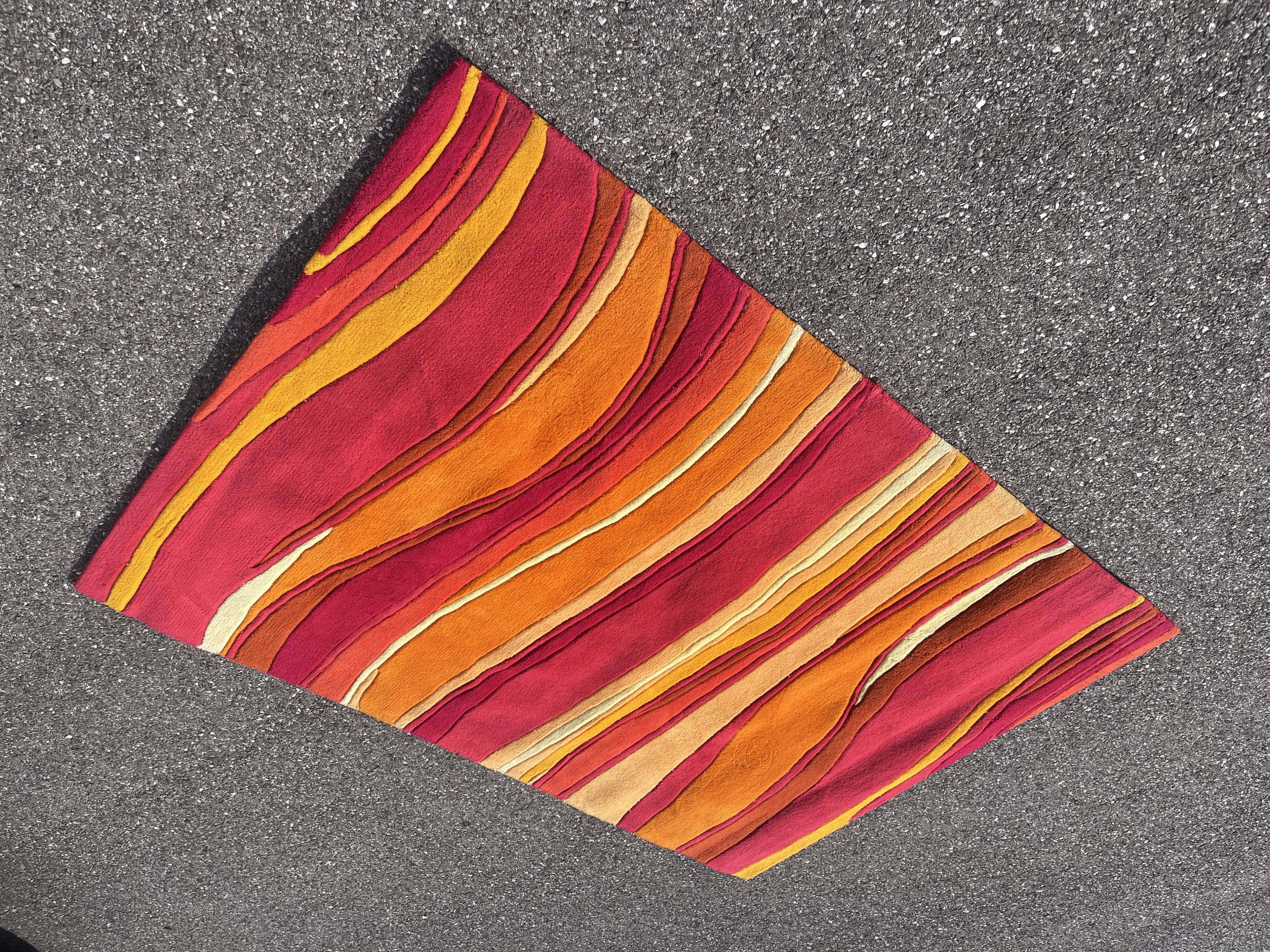 Pop striped carpets, 140x200 cm
