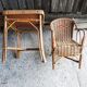 Old Armchair & Desk For Children