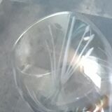 Suite of 6 engraved glasses