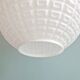 Vintage textured white opaline pendant light, 1960s-70s