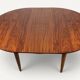 Table de repas extensible en teck, années 1960
