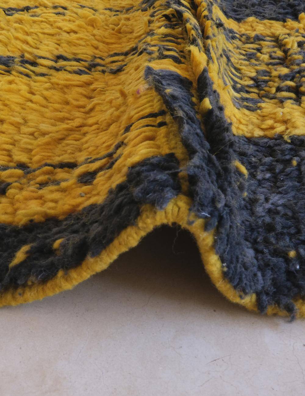 Tapis Jaune Boujad - 297 x 200 cm