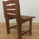 Chaise à lattes de bois pour enfants