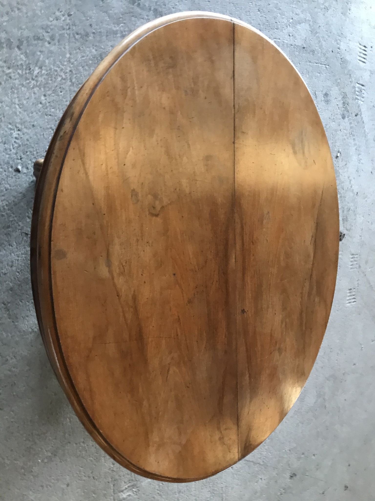 Table ovale à manger Napoléon III avec 3 allonges