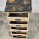 Workshop furniture in raw wood