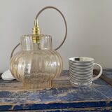 Vintage gold pendant lamp