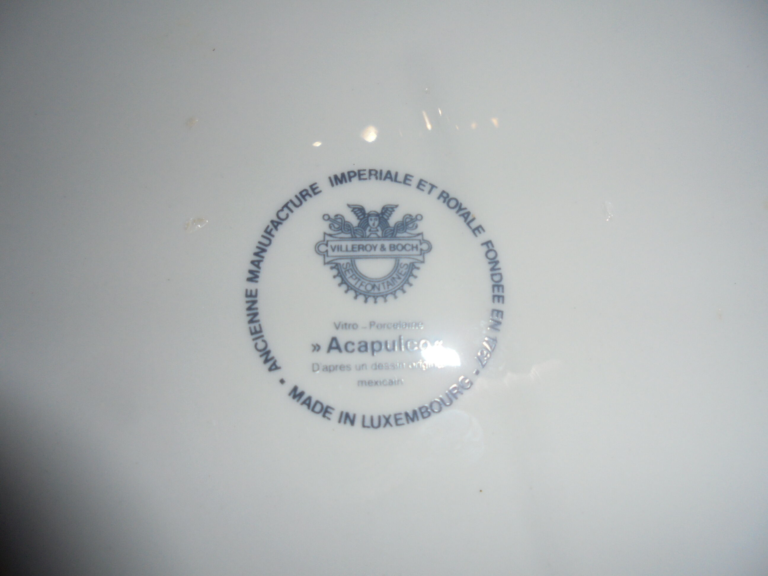 6 plates with compartments Villeroy and Boch Acapulco