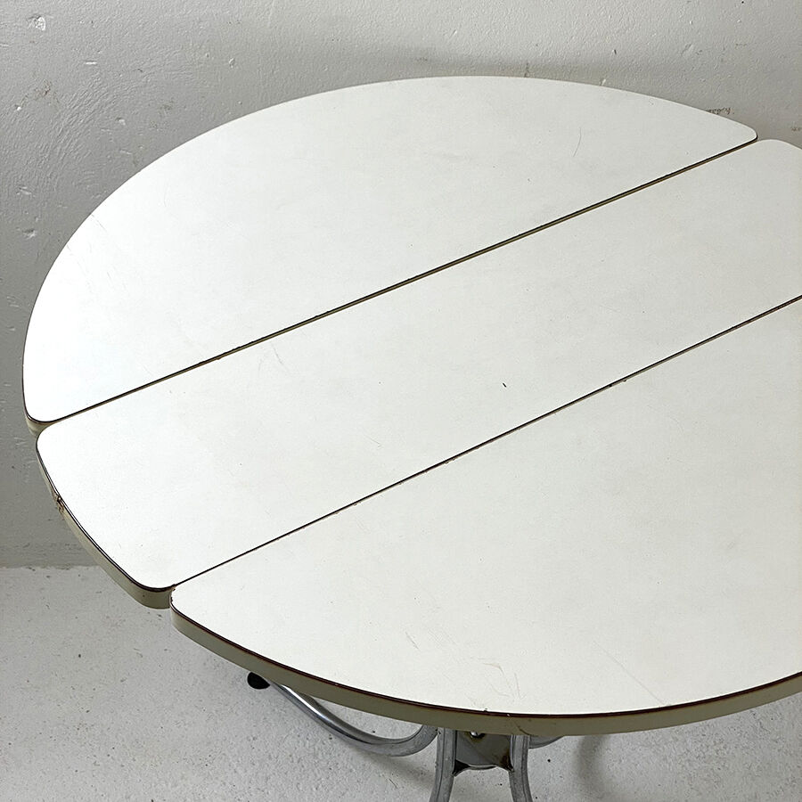 Folding table in vintage formica 70's