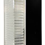 Vintage Glass Wall or Ceiling Light from Napako, 1970s