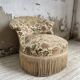 Fauteuil napoléon fleuri XIXème