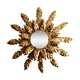 Miroir de forge et feuille d’or