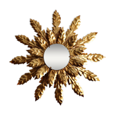 Miroir de forge et feuille d’or