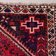 Vintage tribal rug 160x117 cm wool oriental handmade rug red, medium