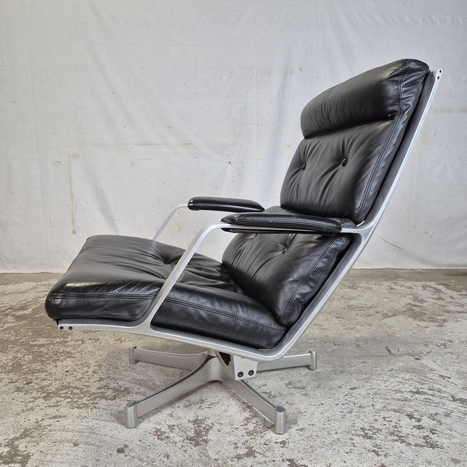 Fauteuil vintage FK85 de Jørgen Kastholm et Preben Fabricius