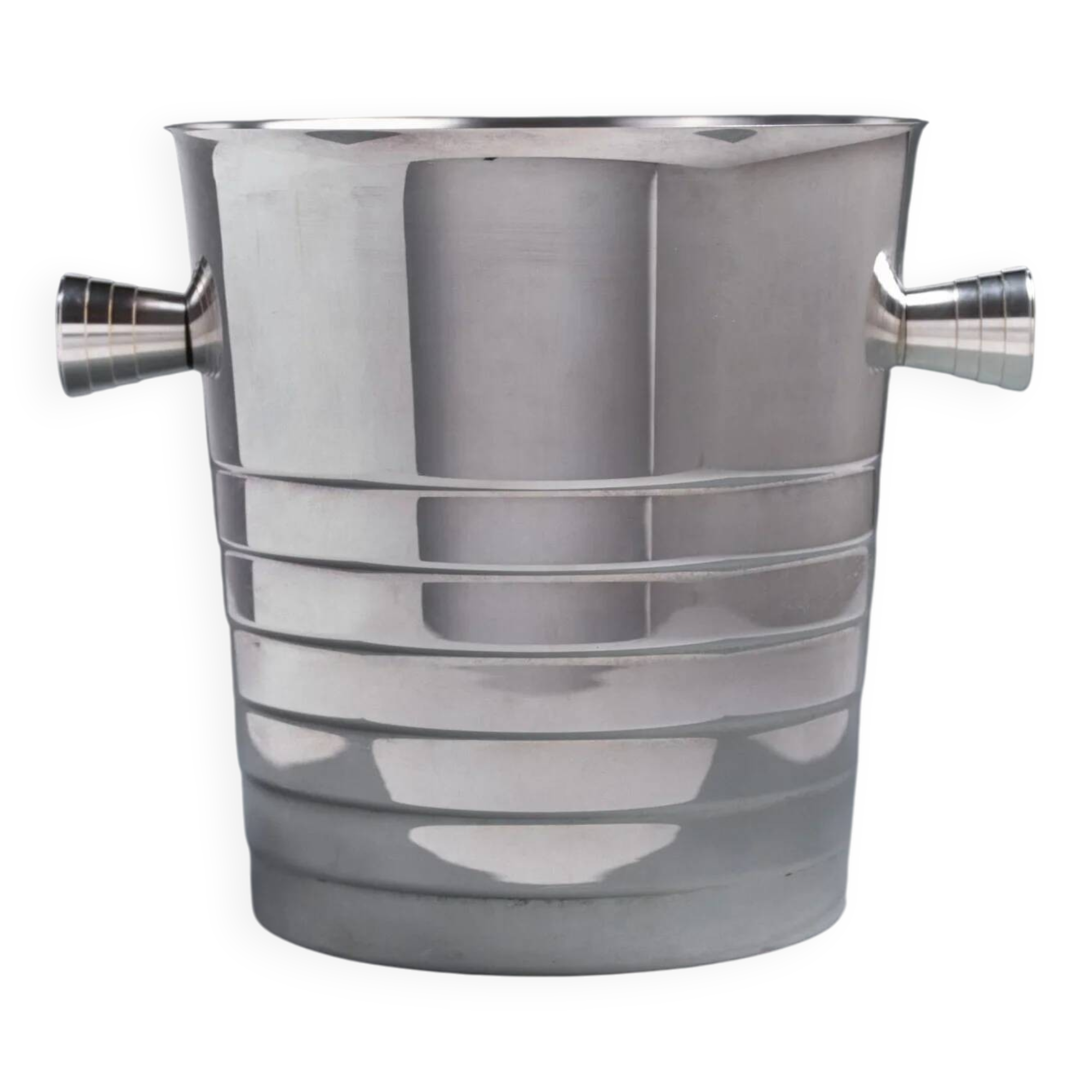 Christofle champagne bucket, silver-plated metal, Art Deco