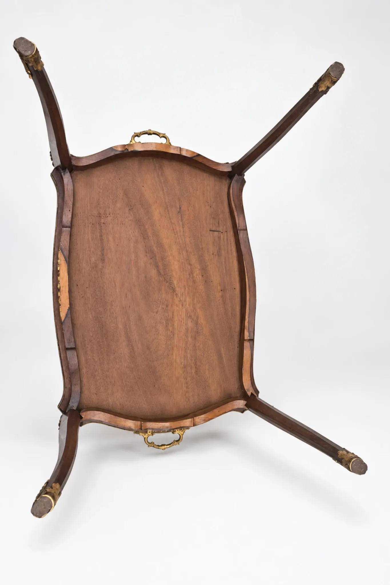 Tea table – Late 19th century – Louis XV style – Marquetry