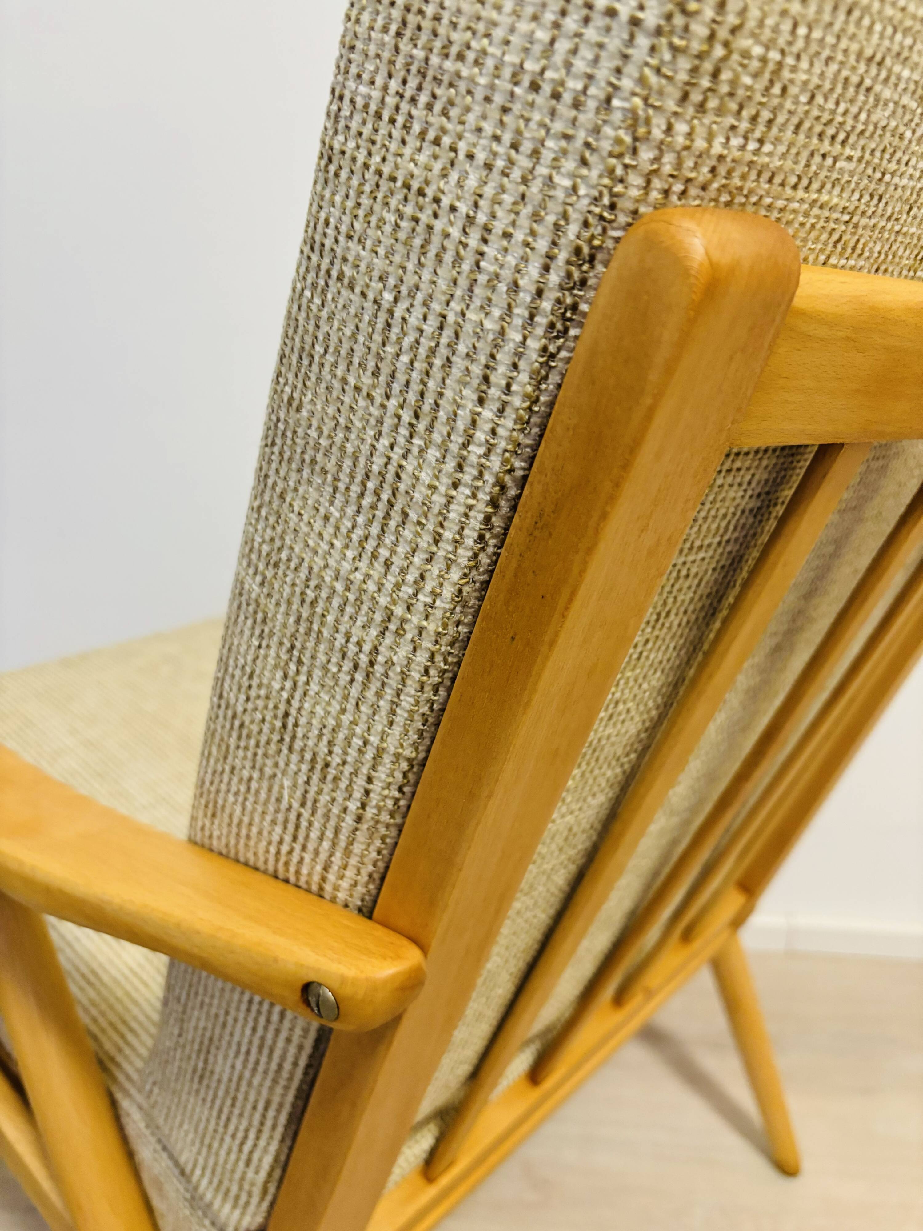 Boomerang armchair by ton from czechoslovakia 1970’s