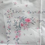 6 serviettes de table rétro motif fleuri vintage