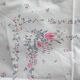 6 vintage floral pattern retro napkins
