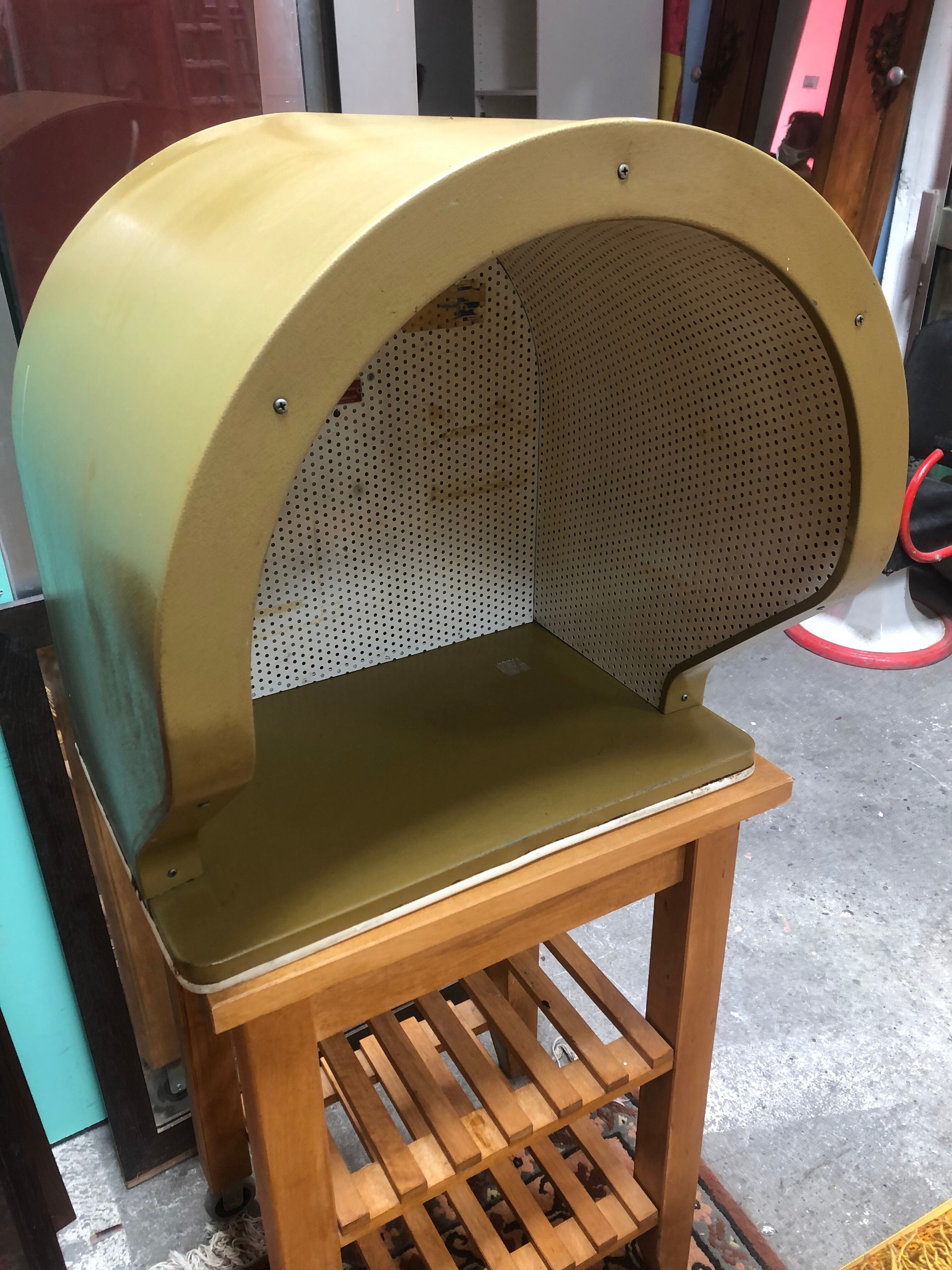 Vintage phone booth 1960