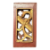 Ancient Carved Wood Panel China Decorated with Gilded Lacquer Flowers Leaf Pomegranate