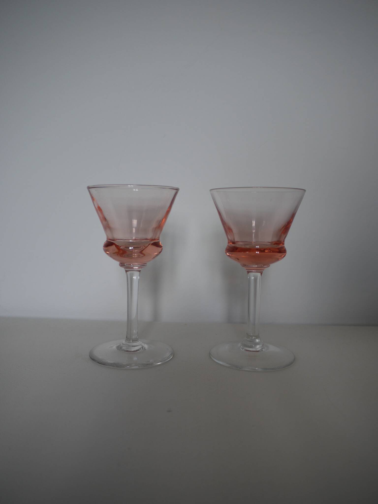 Lot de 2 verres à liqueur