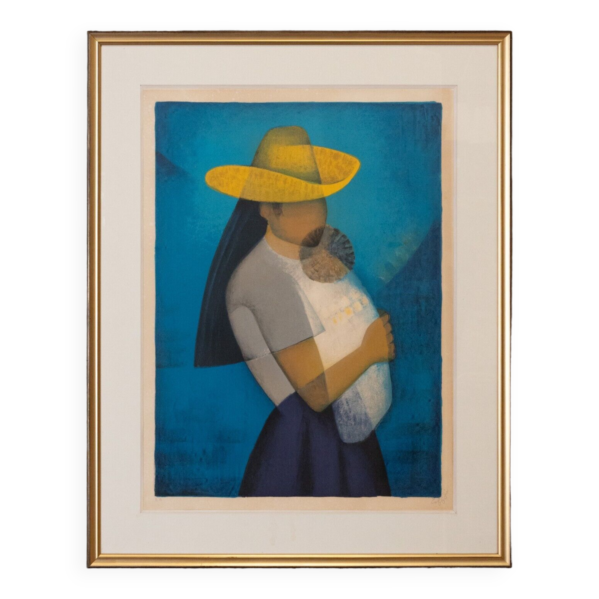 Engraving by Toffoli countersigned artist's proof 20th century