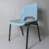 Light blue plastic children's chair