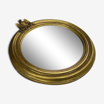 Miroir convexe ancien 50cm