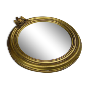 ancien grand miroir convexe