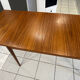 Vintage 1970s extendable Scandinavian teak table