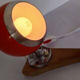 "Eye Ball" ball lamp, orange, 1960s