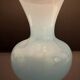 Small blue opaline vase