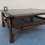 Table basse en bambou