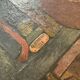 90s set of 3 brutal coffee tables with mosaic by Paul Kingma for Kneip