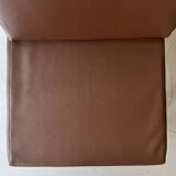 Modernist wooden armchair by Bauman, 1970 design.