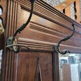 Old oak coat rack