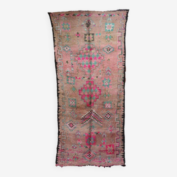 Boujad. vintage moroccan rug, 149 x 348 cm