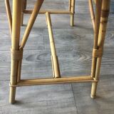 Bamboo rattan coffee table