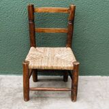 Straw children's chair