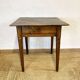 Square farmhouse table in solid oak