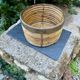 Gabriella Crespi brass rattan basket 1960s Italy