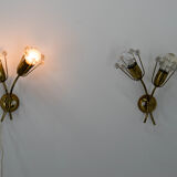 Set of two wall lamps by Emil Stejnar for Rupert Nikol, 1950s