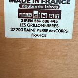 Vintage Simat bedside tables in elm – 1970