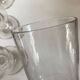 Set de 4 verres rouleau 19e en verre irrégulier