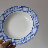 Set de 6 assiettes creuses Sarreguemines, motif Rostand