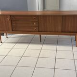 Vintage 1960s Scandinavian-style sideboard