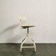 Wooden sitting workshop chair, Nicolle, 1960