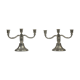 Rare pair of Pewter Candle Holders, Model 224 by GAB Tenn, Sweden, 1932