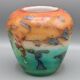 vase en pate verre signe bernard aconito